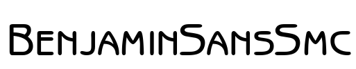 BenjaminSansSmc Font Image