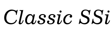 Classic SSi Font Image