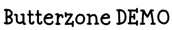Butterzone DEMO