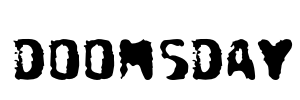 DoomsDay Font Image
