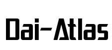 Dai-Atlas Font Image
