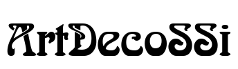 ArtDecoSSi Font Image