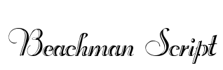 Beachman Script