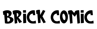 brick comic Font Image