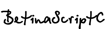 BetinaScriptC Font Image