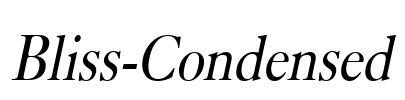 Bliss-Condensed
