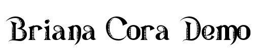 Briana Cora Demo Font Image