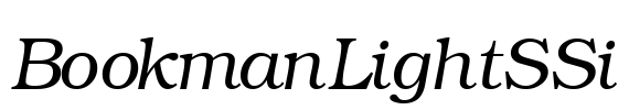 BookmanLightSSi