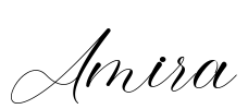 Amira Font Image