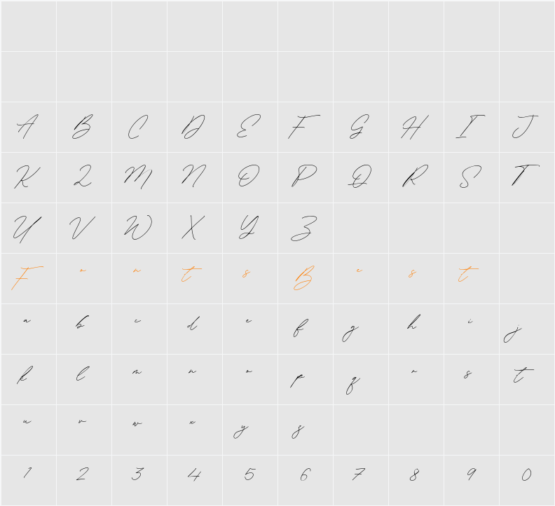 Antonio Fischer Character Map