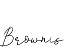 Brownis Font Image