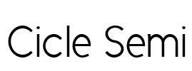 Cicle Semi Font Image