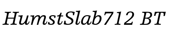 HumstSlab712 BT