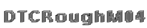 DTCRoughM04 Font Image