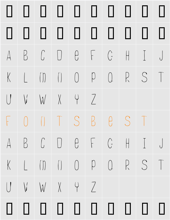 JI-Pavise Character Map
