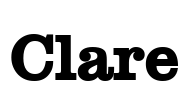 Clare Font Image