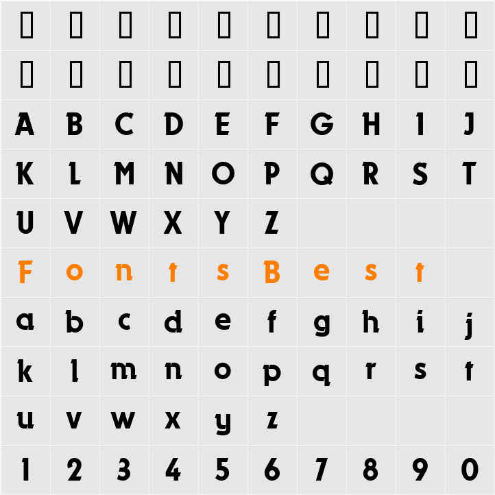 Dynamo Character Map