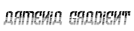 Armenia Gradient Font Image