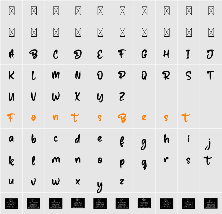 Battog Personal Character Map