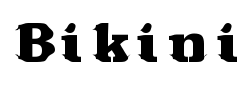 Bikini Font Image