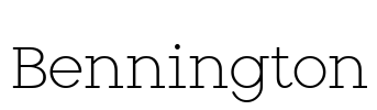 Bennington Font Image