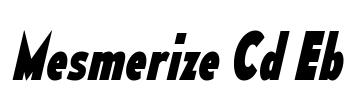 Mesmerize Cd Eb Font Image
