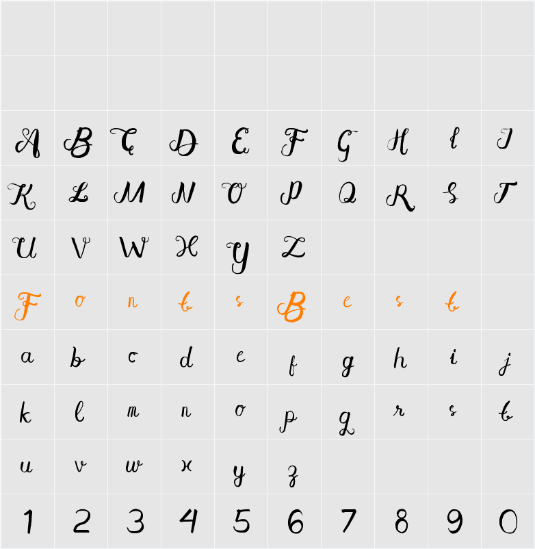Aisy Khadijah Character Map