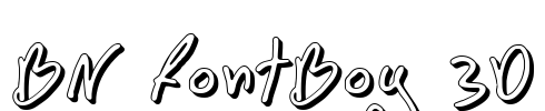 BN FontBoy 3D Font Image