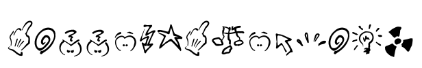 DammnedDingbats Font Image
