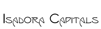 Isadora Capitals Font Image