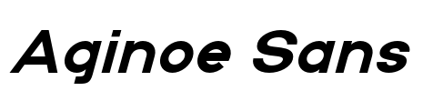 Aginoe Sans Font Image