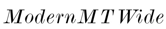 ModernMT Wide