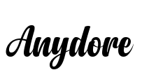 Anydore Font Image