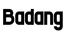 Badang Font Image