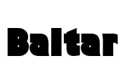 Baltar Font Image