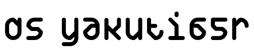 DS Yakuti65R Font Image