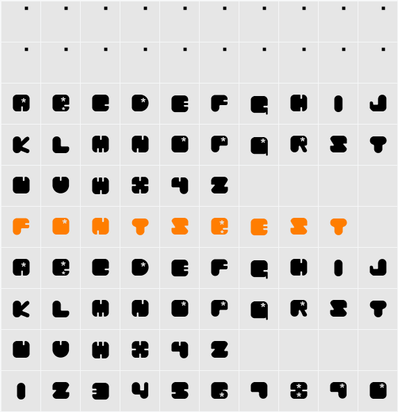 Chibaraki Now Character Map