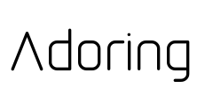 Adoring Font Image