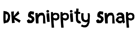 DK Snippity Snap Font Image