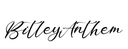 BitleyAnthem Font Image