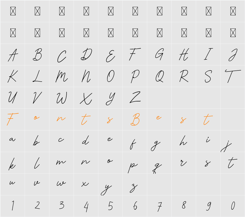 Ahbabul Character Map