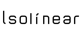 Isolinear Font Image