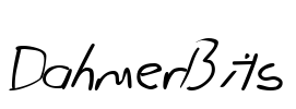 DahmerBits Font Image