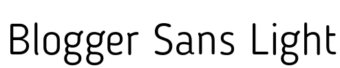 Blogger Sans Light