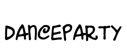 DanceParty Font Image