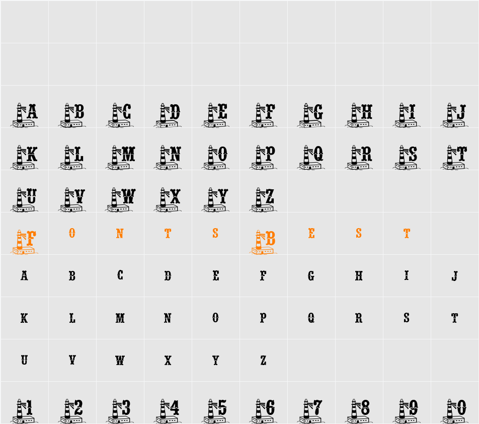 BJF Beacon of Light Character Map
