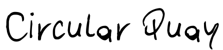Circular Quay Font Image