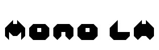 Mono LH Font Image