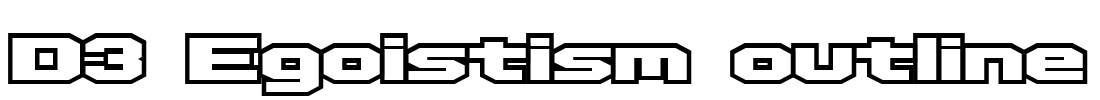 D3 Egoistism outline