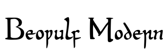 Beowulf Modern Font Image